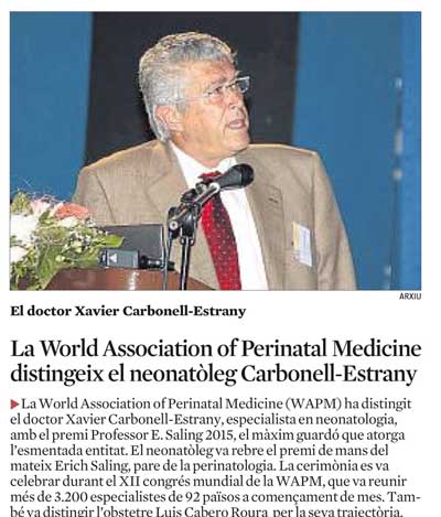 Dr. Xavier Carbonell